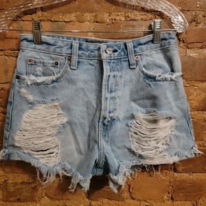Abercrombie & Fitch Annie High Rise Shorts Womens Size 26/2